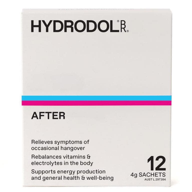 Hydrodol After 12 Sachets front image on Livehealthy HK imported from Australia