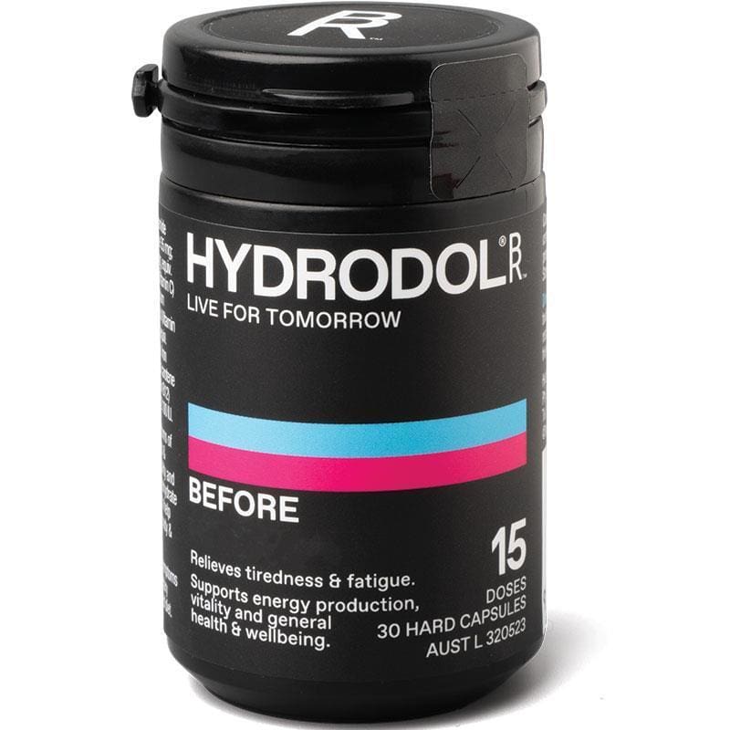 Hydrodol Before 15 Dose front image on Livehealthy HK imported from Australia