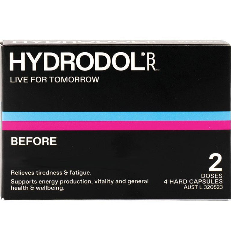 Hydrodol Before 2 Dose front image on Livehealthy HK imported from Australia