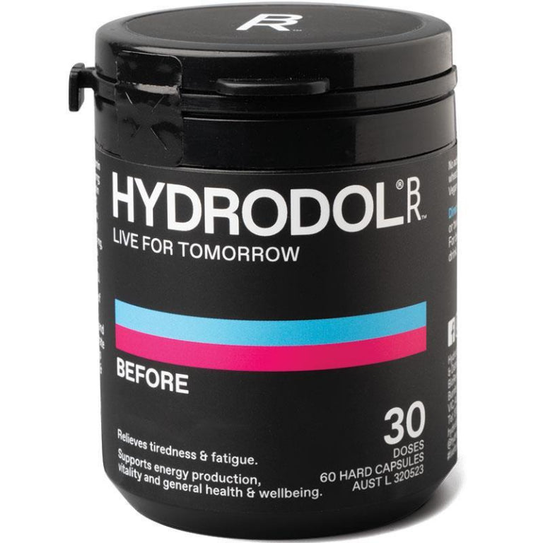 Hydrodol Before 30 Dose front image on Livehealthy HK imported from Australia