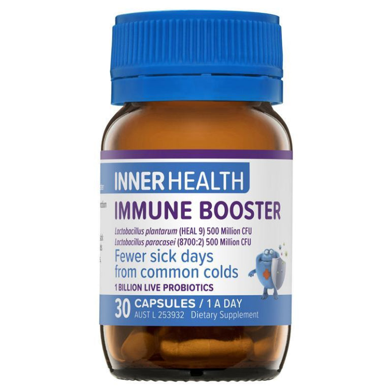 Inner Health Adults Immune Booster 30 Capsules Fridge Line front image on Livehealthy HK imported from Australia