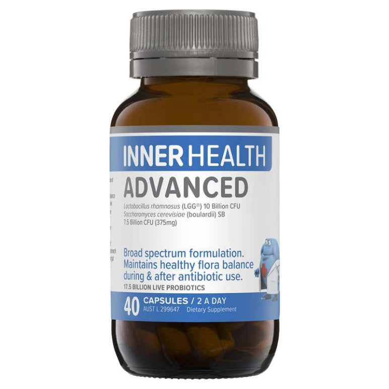 Inner Health Advanced 40 Capsules Fridge Line front image on Livehealthy HK imported from Australia