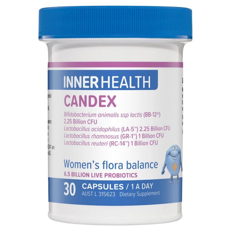 Inner Health Candex 30 Capsules front image on Livehealthy HK imported from Australia