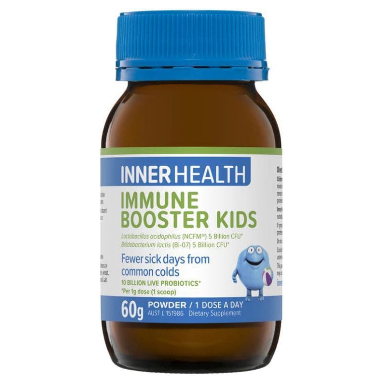 Inner Health Immune Booster Kids 60g Powder Fridge Line front image on Livehealthy HK imported from Australia