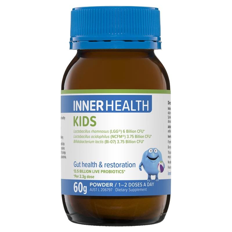 Inner Health Kids 60g Powder Fridge Line front image on Livehealthy HK imported from Australia