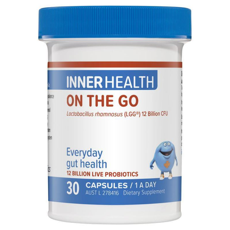 Inner Health On The Go 30 Capsules front image on Livehealthy HK imported from Australia