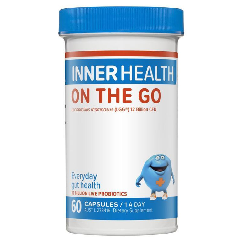 Inner Health On The Go 60 Capsules front image on Livehealthy HK imported from Australia