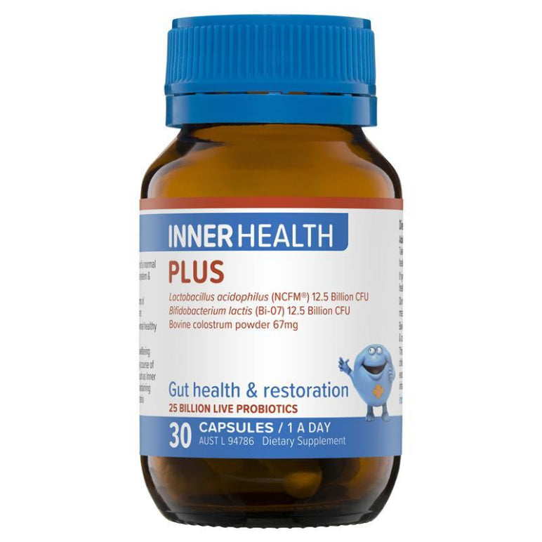 Inner Health Plus 30 Capsules Fridge Line front image on Livehealthy HK imported from Australia