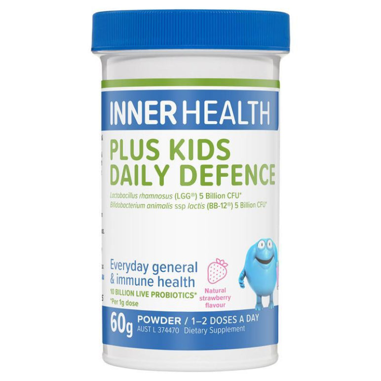 Inner Health Plus Kids Daily Defence 60g front image on Livehealthy HK imported from Australia
