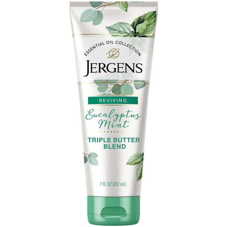 Jergens Eucalyptus Mint Body Butter 207ml front image on Livehealthy HK imported from Australia