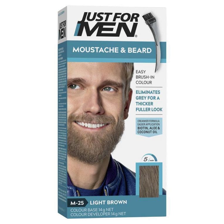 Just for Men Beard Colour - Light Brown front image on Livehealthy HK imported from Australia