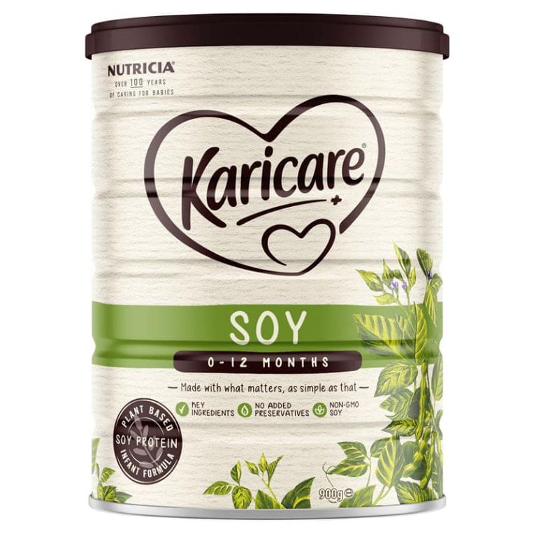 Karicare Soy Baby Infant Formula From Birth to 12 Months 900g front image on Livehealthy HK imported from Australia