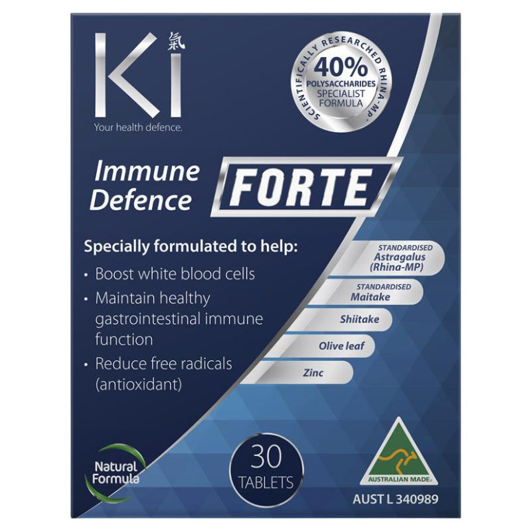 Ki Immune Forte 30 Tablets front image on Livehealthy HK imported from Australia