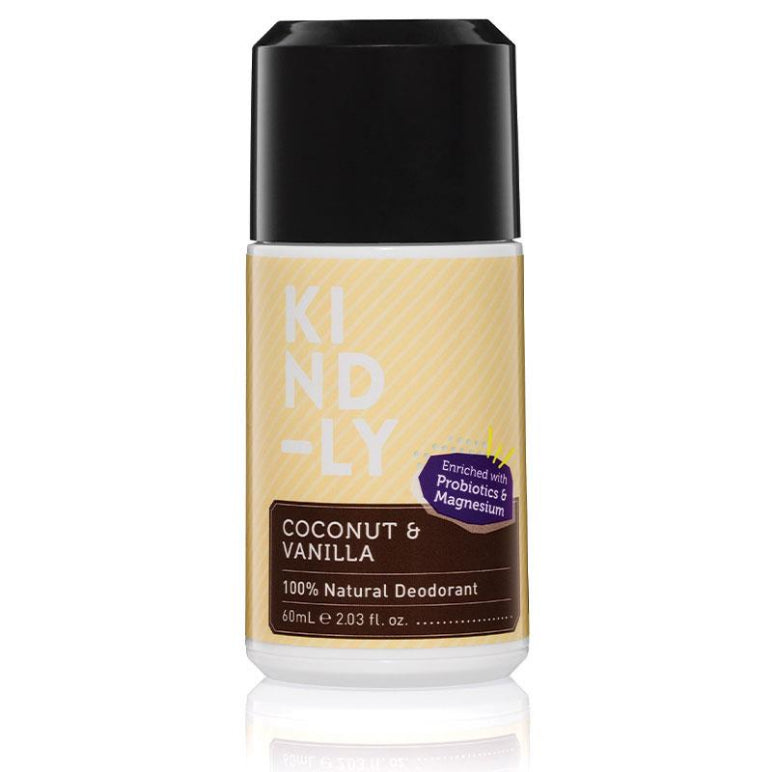 Kind-ly Natural Deodorant Coconut & Vanilla front image on Livehealthy HK imported from Australia