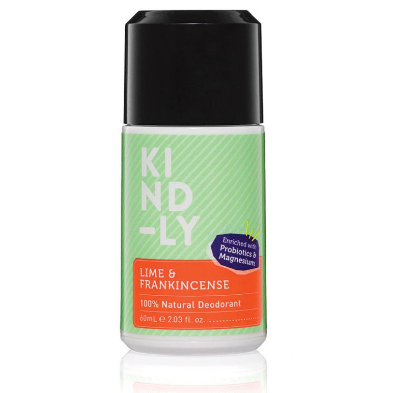 Kind-ly Natural Deodorant Lime & Frankincense front image on Livehealthy HK imported from Australia