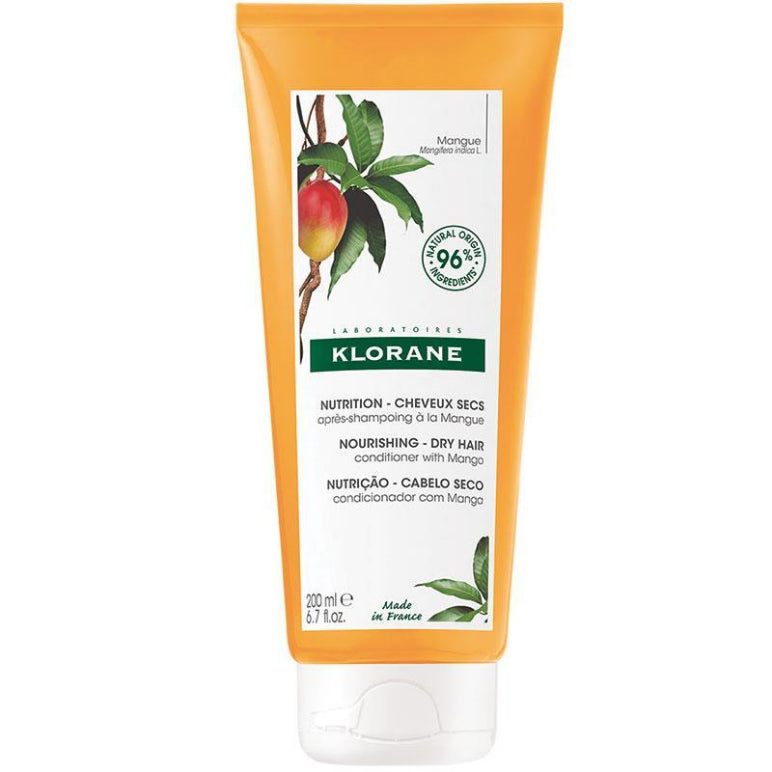 Klorane Nourishing Mango Conditioner 200ml – Dry Hair front image on Livehealthy HK imported from Australia