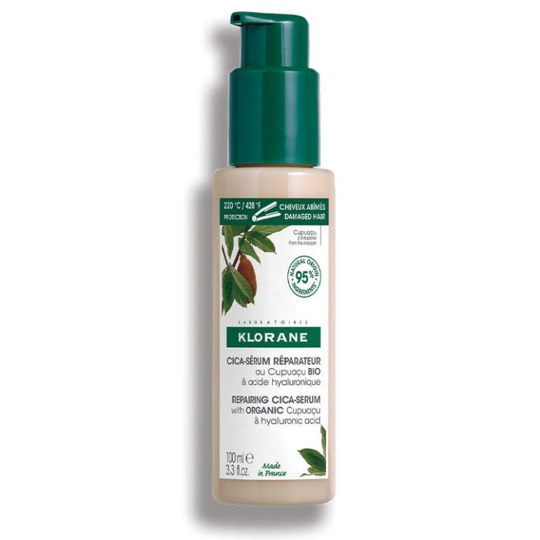 Klorane Repairing Serum With Organic Cupuacu 100ml front image on Livehealthy HK imported from Australia