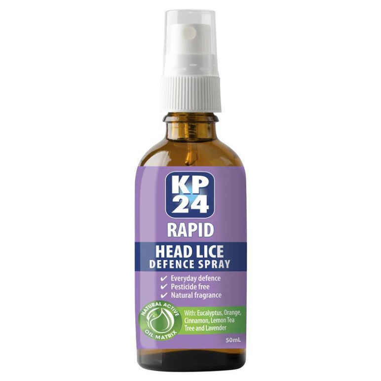 KP24 Rapid Head Lice/Nit Defence Spray front image on Livehealthy HK imported from Australia