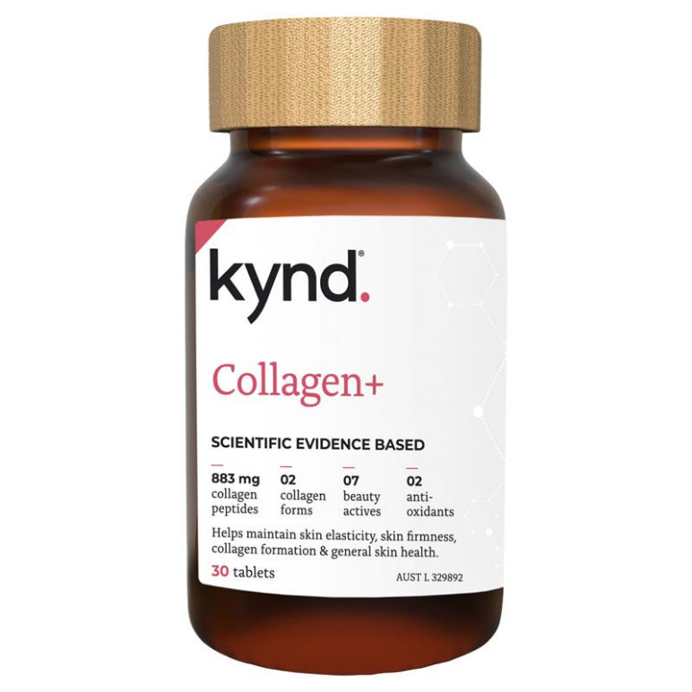 Kynd Collagen+ 30 Tablets front image on Livehealthy HK imported from Australia