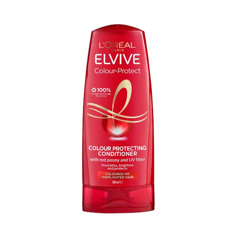 L'Oreal Paris Elvive Colour Protect Conditioner 300ml front image on Livehealthy HK imported from Australia