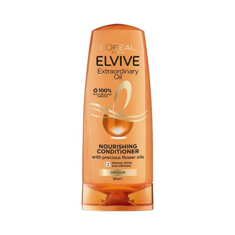 L'Oreal Paris Elvive Extraordinary Oil Conditioner 300ml front image on Livehealthy HK imported from Australia