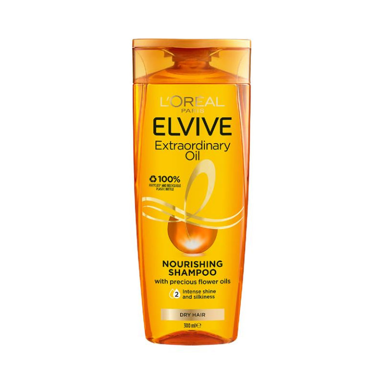 L'Oreal Paris Elvive Extraordinary Oil Shampoo 300ml front image on Livehealthy HK imported from Australia