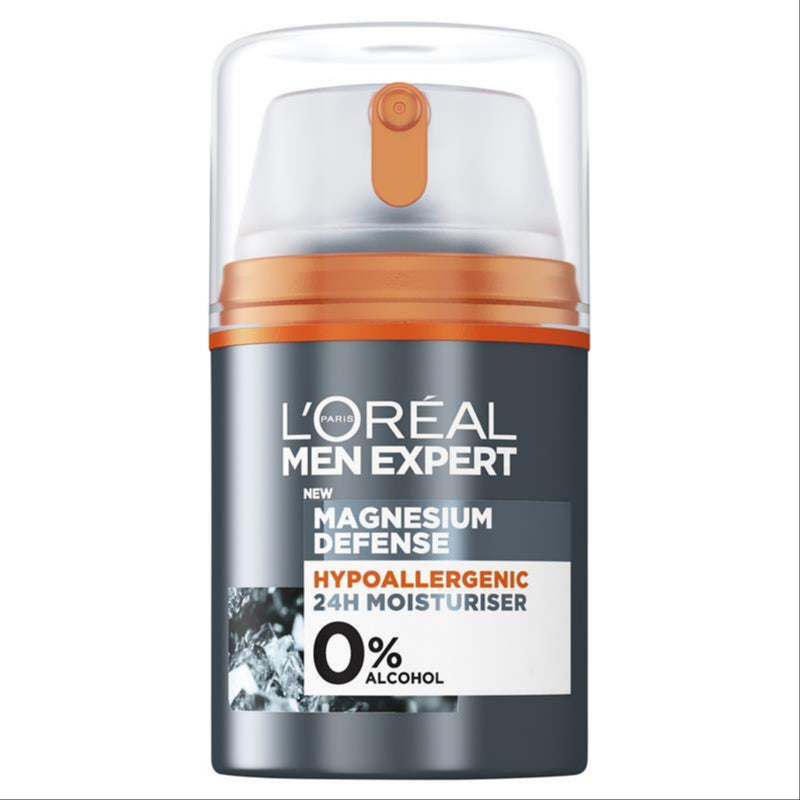 L'Oreal Paris Men Expert Magnesium Defence Moisturiser 50ml front image on Livehealthy HK imported from Australia