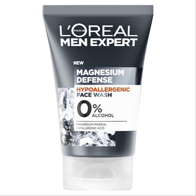 L'Oreal Paris Men Expert Magnesium Defence Wash 100ml front image on Livehealthy HK imported from Australia