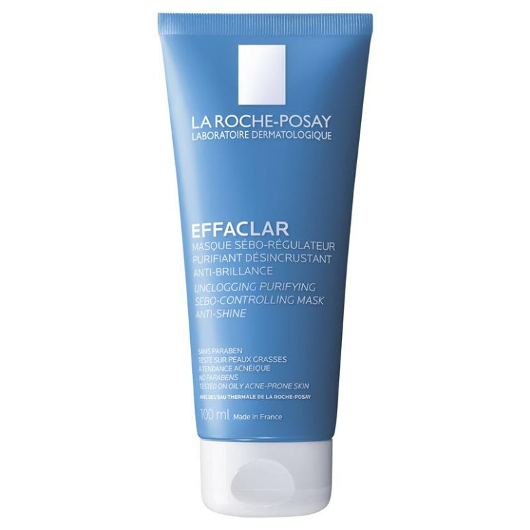 La Roche-Posay Effaclar Anti-Acne Purifying Mask 100ml front image on Livehealthy HK imported from Australia