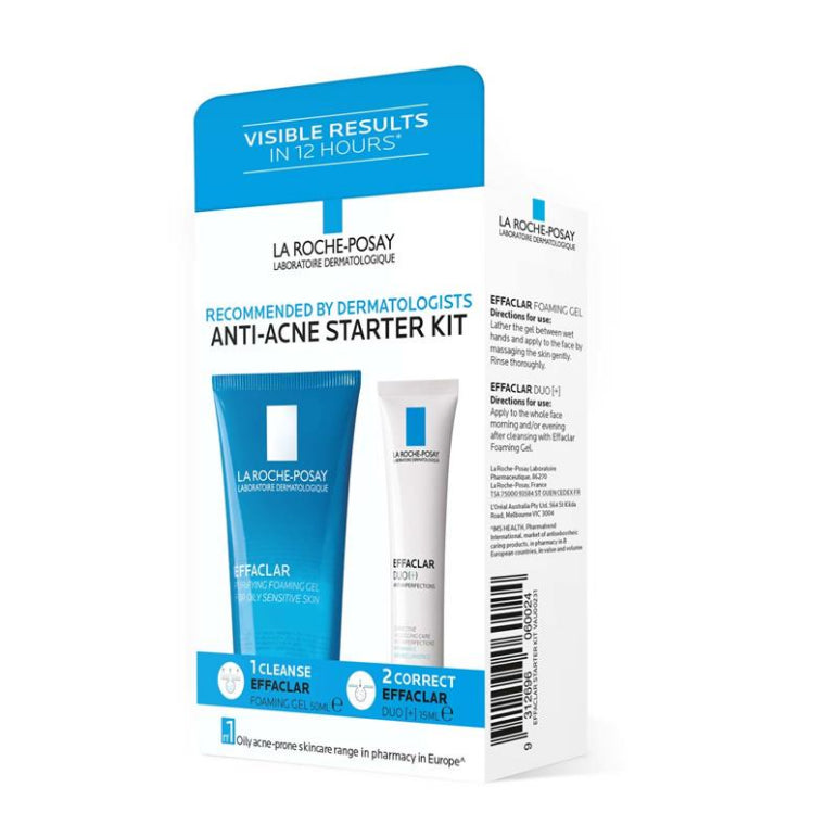 La Roche-Posay Effaclar Anti-Acne Starter Kit front image on Livehealthy HK imported from Australia
