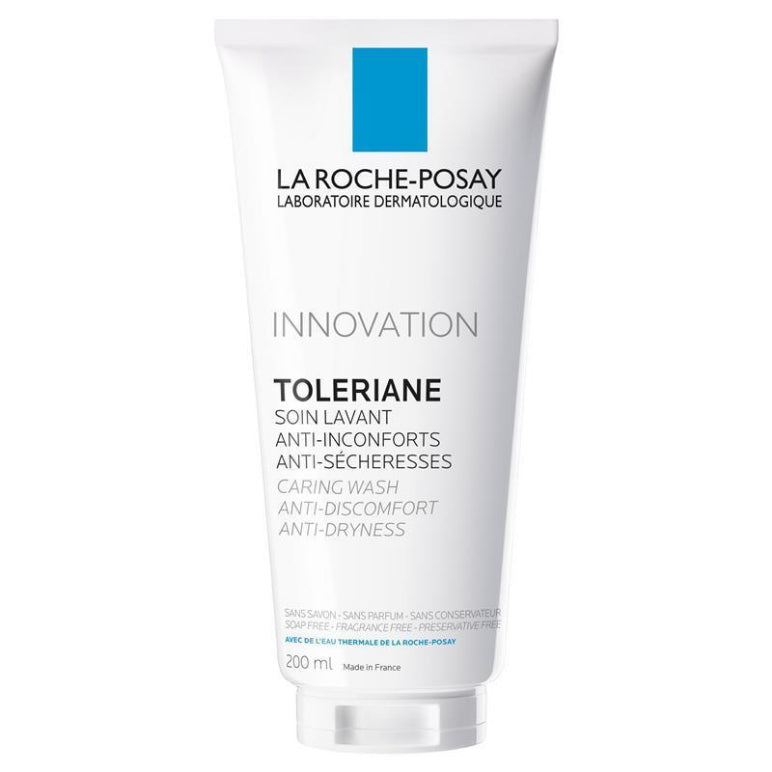 La Roche-Posay Toleriane Caring Wash Cleanser 200ml front image on Livehealthy HK imported from Australia