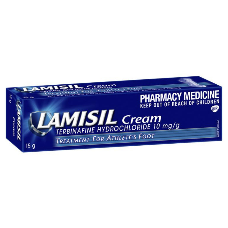 Lamisil Cream 15g front image on Livehealthy HK imported from Australia