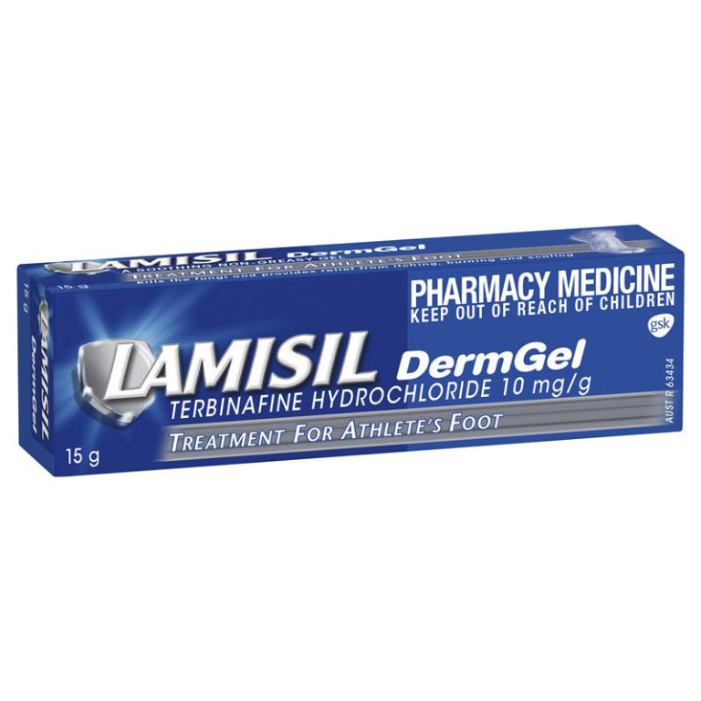 Lamisil Dermgel 15g front image on Livehealthy HK imported from Australia