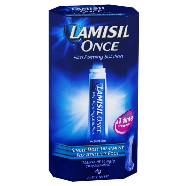 Lamisil Once Film Forming Solution 4g front image on Livehealthy HK imported from Australia