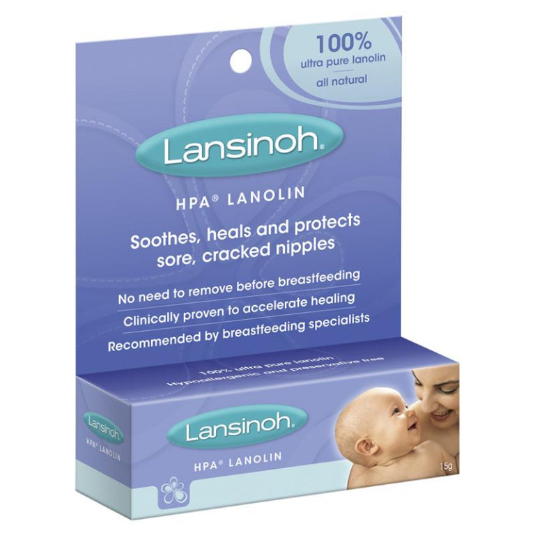 Lansinoh HPA Lanolin 15g front image on Livehealthy HK imported from Australia
