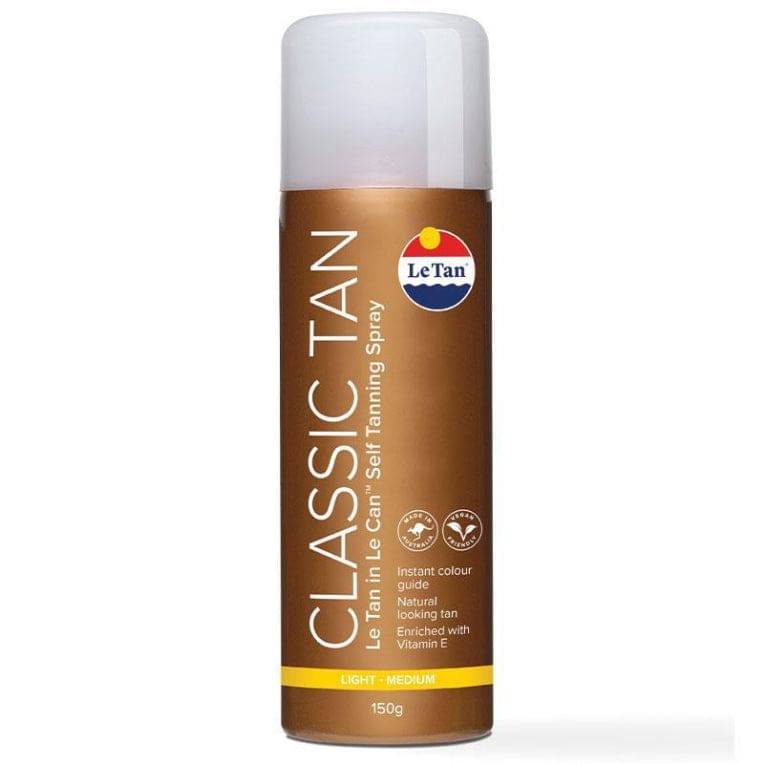 Le Tan In Le Can Bronze Glow Light-Medium 150g front image on Livehealthy HK imported from Australia