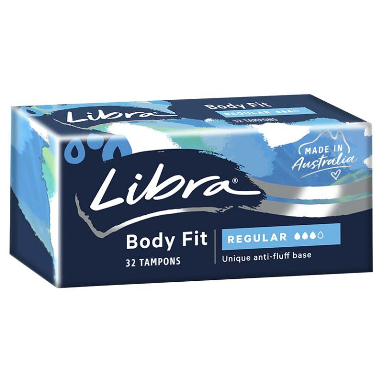 Libra Tampons Regular 32 front image on Livehealthy HK imported from Australia