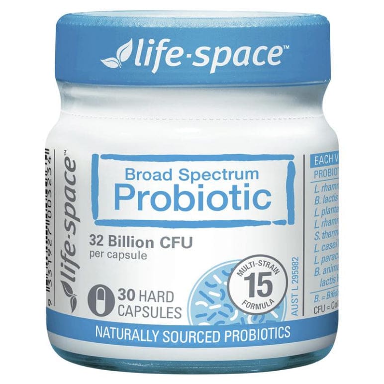 Life Space Broad Spectrum Probiotic 30 Capsules front image on Livehealthy HK imported from Australia