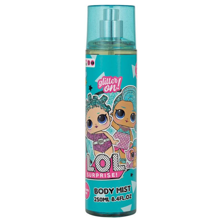 LOL Surprise Glitter On 250ml Body Mist front image on Livehealthy HK imported from Australia