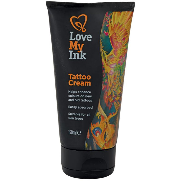 Love My Ink Tattoo Cream 150ml front image on Livehealthy HK imported from Australia