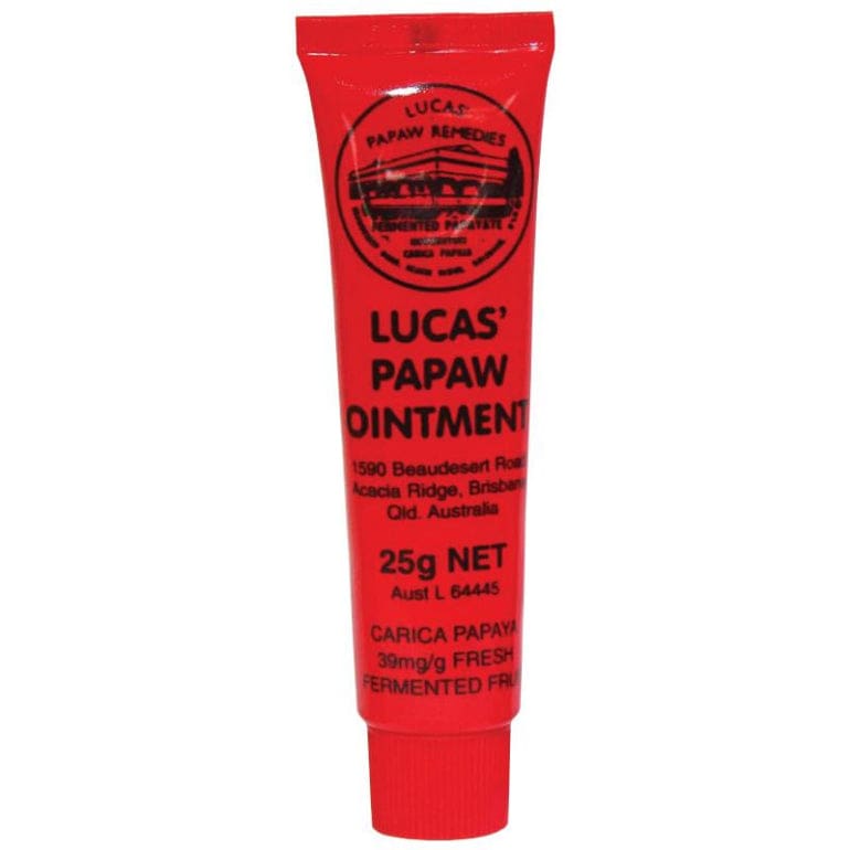 Lucas Papaw Ointment 25g front image on Livehealthy HK imported from Australia