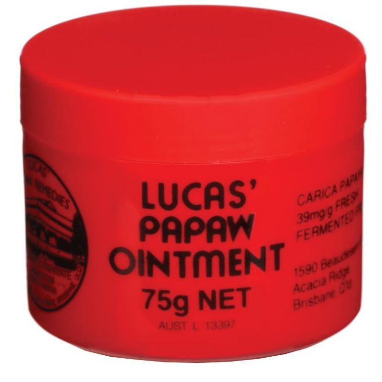 Lucas Papaw Ointment 75g front image on Livehealthy HK imported from Australia