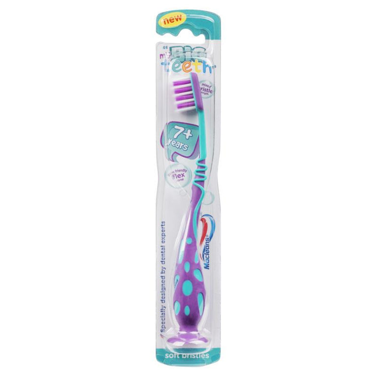 Macleans Big Teeth Kids Soft Toothbrush front image on Livehealthy HK imported from Australia