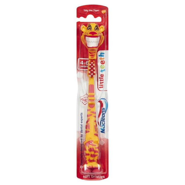Macleans Little Teeth Kids Soft Toothbrush front image on Livehealthy HK imported from Australia