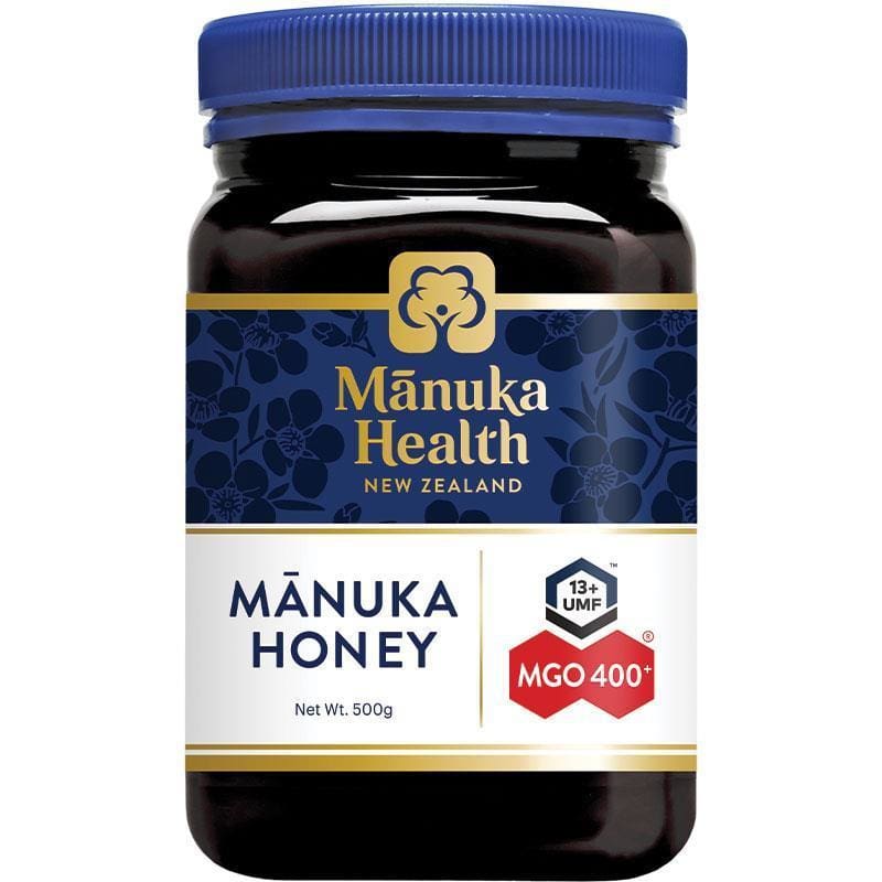 Manuka Health MGO 400+ Manuka Honey 500g front image on Livehealthy HK imported from Australia