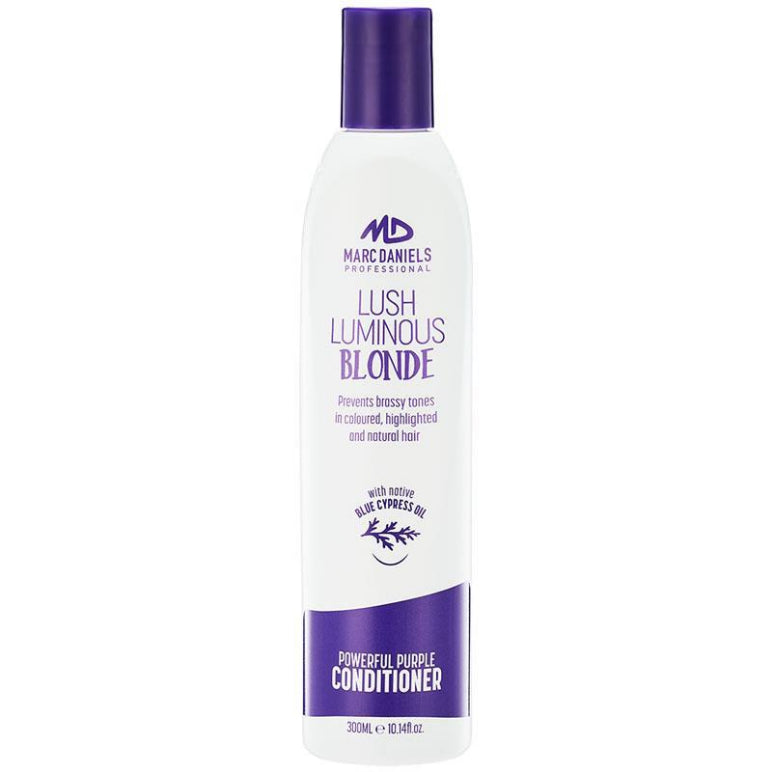 Marc Daniels Lush Luminous Blonde Powerful Purple Conditioner 300ml front image on Livehealthy HK imported from Australia