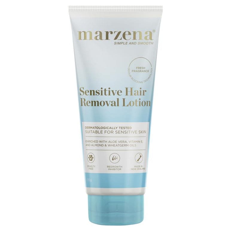 Marzena Sensitive Hair Removal Lotion 170g front image on Livehealthy HK imported from Australia