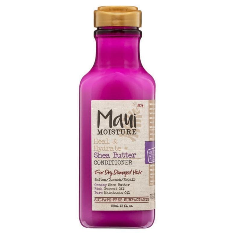Maui Moisture Heal & Hydrate + Shea Butter Conditioner For Dry & Damaged Hair 385mL front image on Livehealthy HK imported from Australia