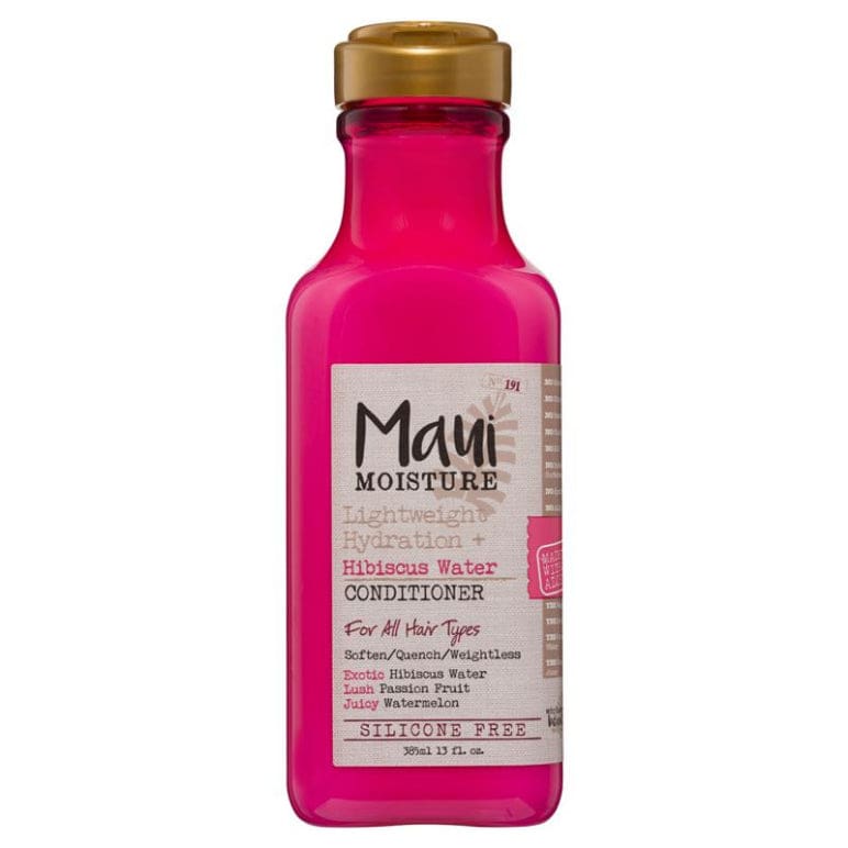 Maui Moisture Lightweight Hydration + Shine Hibiscus Water Conditioner For Thin & Fine Hair 385mL front image on Livehealthy HK imported from Australia