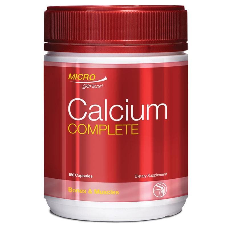 Microgenics Calcium Complete 150 Capsules front image on Livehealthy HK imported from Australia
